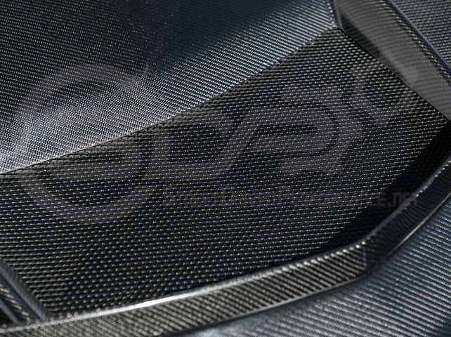 2020-PRESENT CHEVROLET CORVETTE C8 | ZR1 REPLICA STYLE DOUBLE SIDED CARBON FIBER FRONT VENTED HOOD